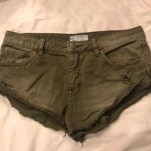 Free People Jean Shorts